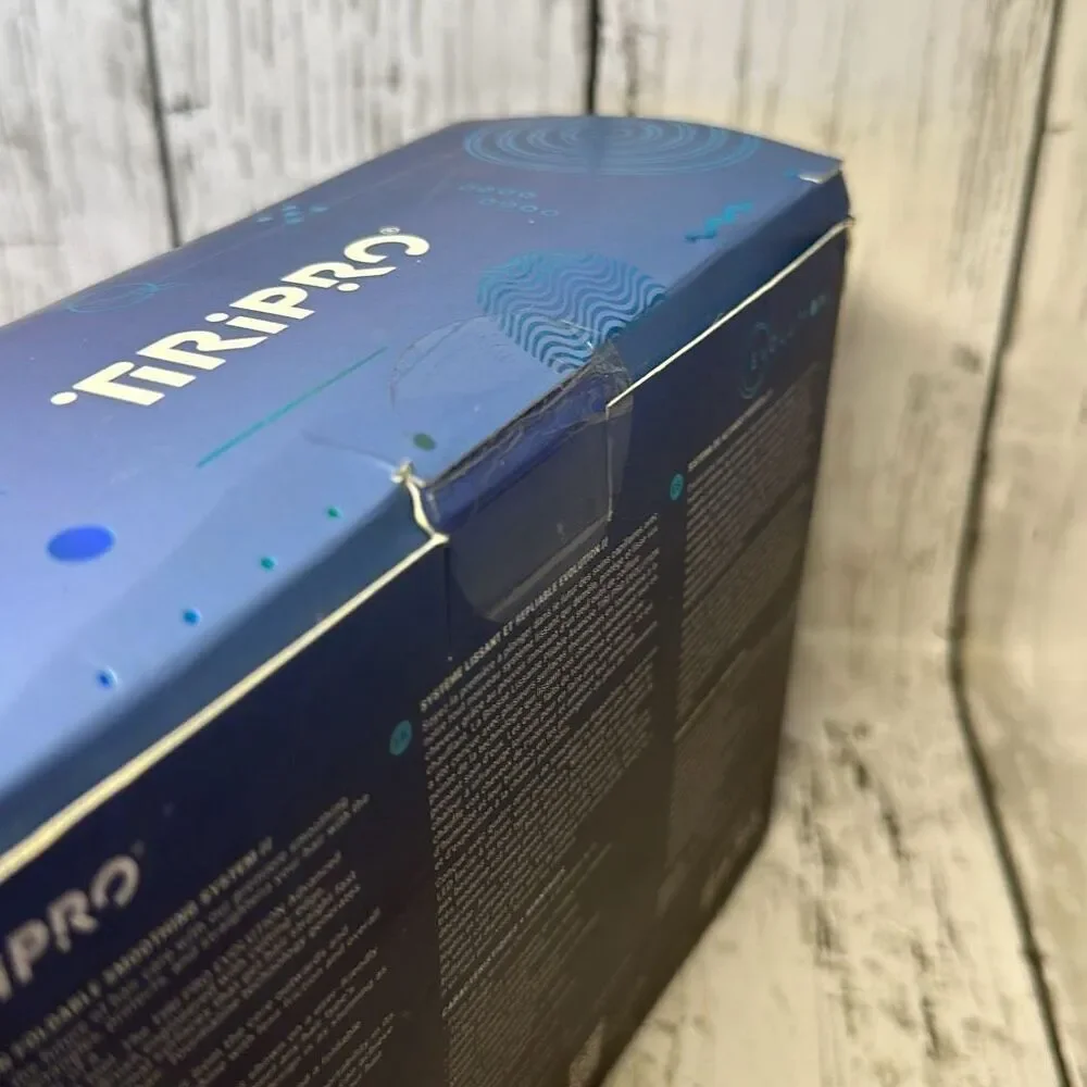 Tiripro Foldable Hot Straightening Smoothing Brush with‎ Pouch New